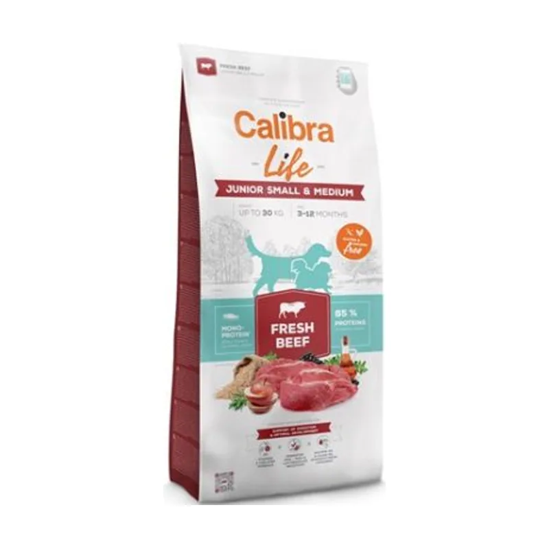 Calibra Dog Life Junior Res Croquetas Secas 12kg