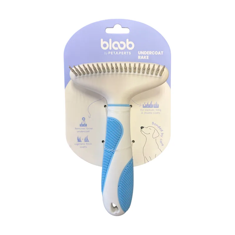 Bloob Rastrillo Deslanador Subpelo para perros
