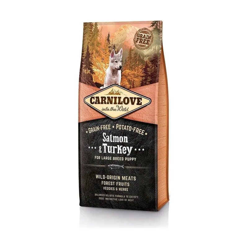 Carnilove Salmon & Turkey Comida para Cachorros 12kg