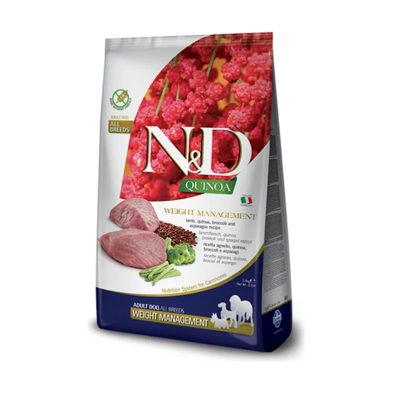 Farmina N&D Quinoa Cordero Med/Mx 2,5kg