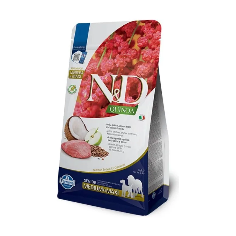 Farmina Nd Dog Quinoa Senior Cordero Mediano 2kg
