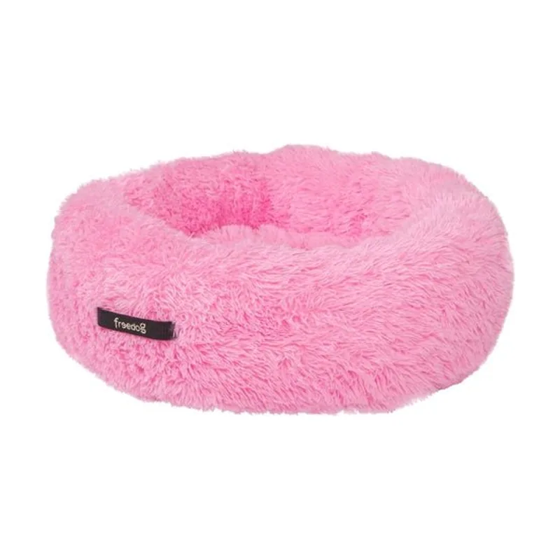 Freedog Donut Antiestrés Rosa Cama para Mascotas 100cm 1