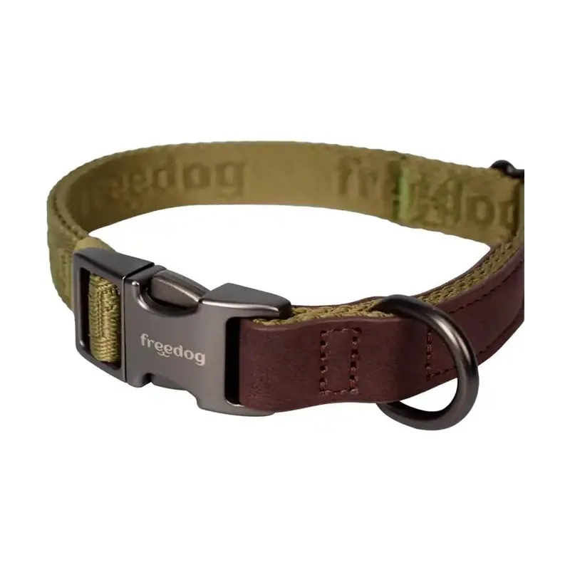 Freedog Linum Collar Verde Bosque 1