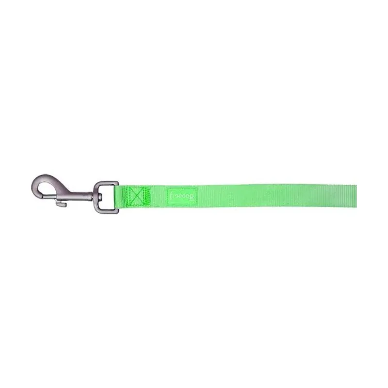 Freedog Basic Correa Nylon Verde Lima 120cm