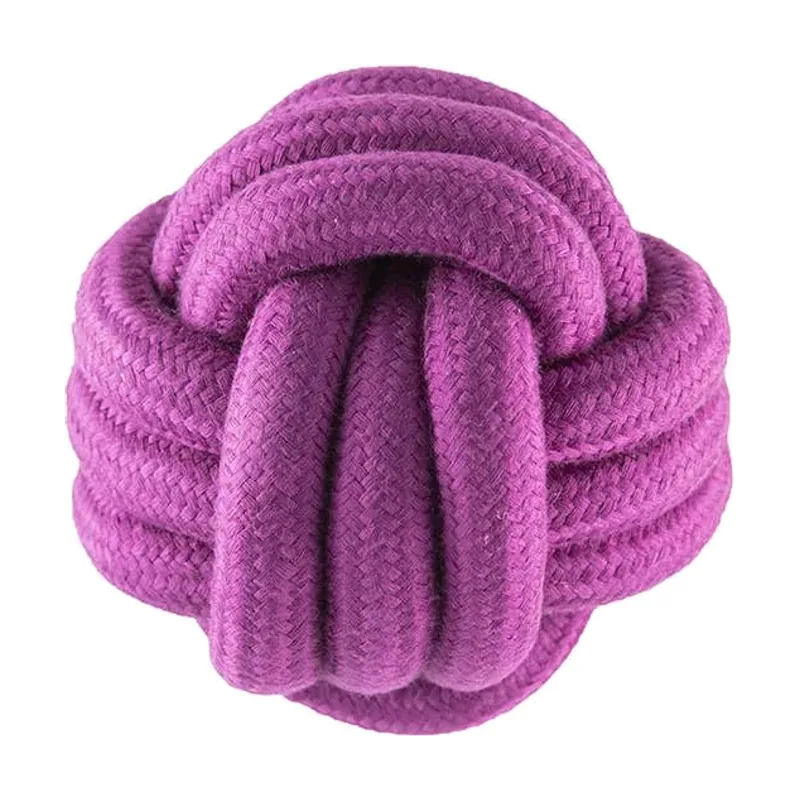 Freedog Strong Nudo Pelota de Cuerda Granate 13cm