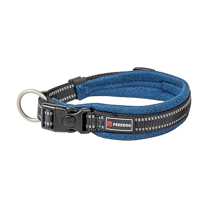 Freedog Collar Acolchado Shiva Azul Marino 100g