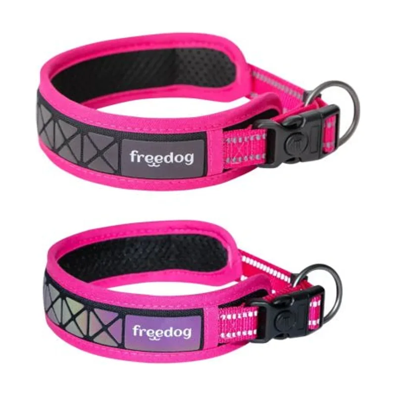 Freedog Boreal Collar Fucsia 20mm x 43-52cm