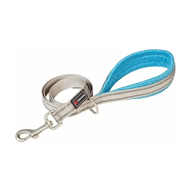 Freedog Shiva Correa Acolchada Azul Cielo 25mm x 120cm