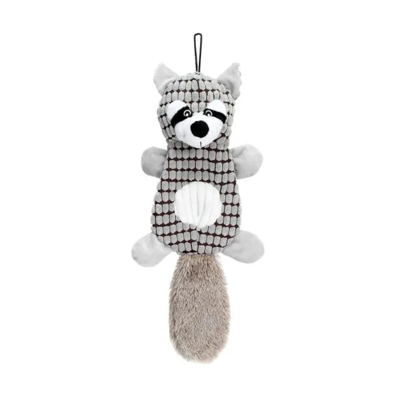 Freedog Peluche Mapache Con Sonido Gris Claro 45cm