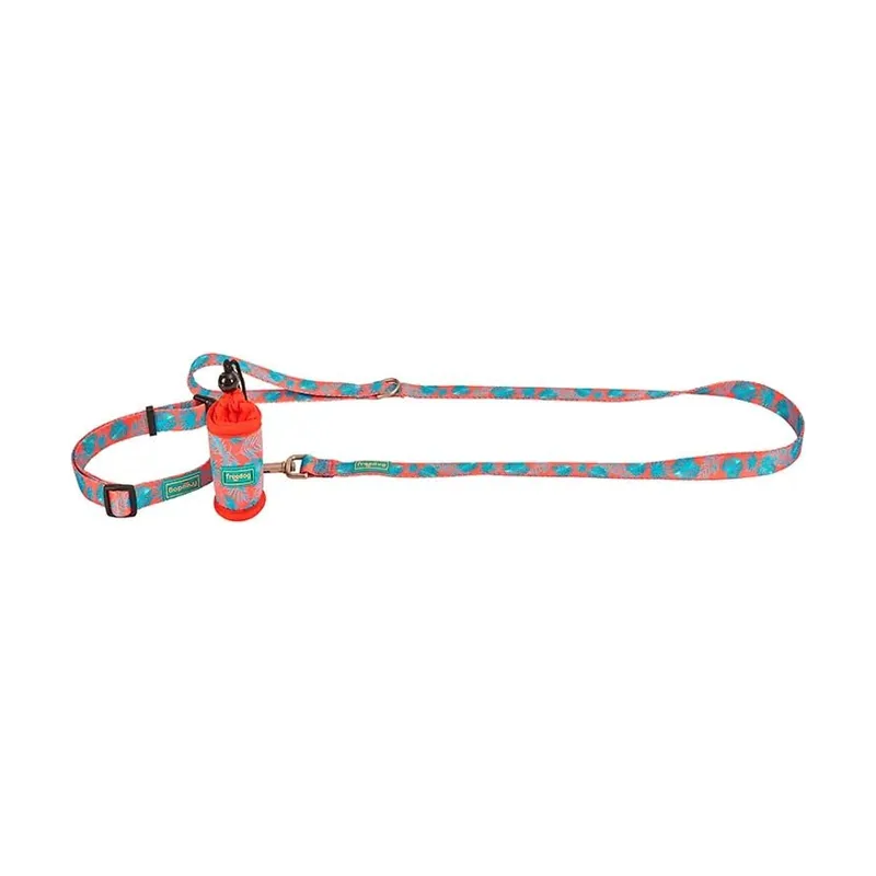 Freedog Tropical Coral Correa para Perros Extra Pequeños 120cm
