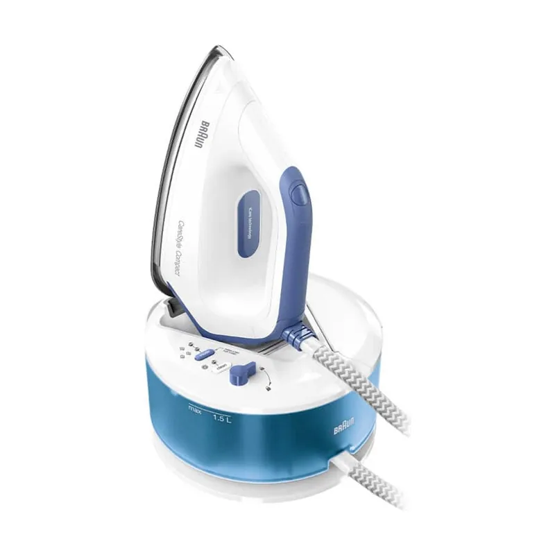 Braun Centro de planchado CareStyle Compact IS 2143 Blanco/Azul 12820000-IS2143BL