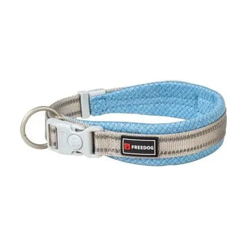 Freedog Shiva Collar Acolchado Azul Cielo L 1
