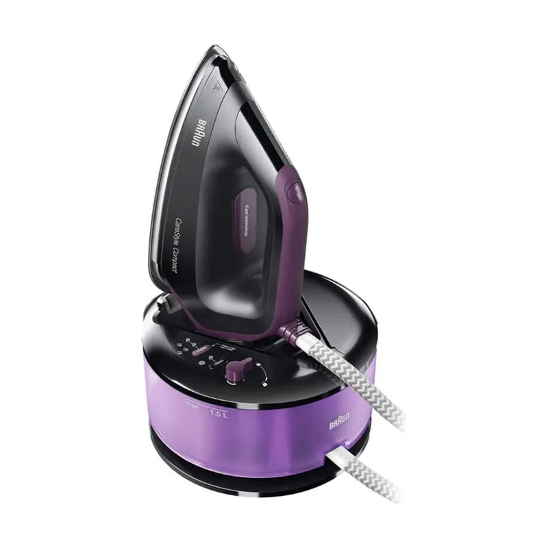 Braun Centro de planchado CareStyle Compact IS 2144 Negro/Lila 12820000-IS2144BK