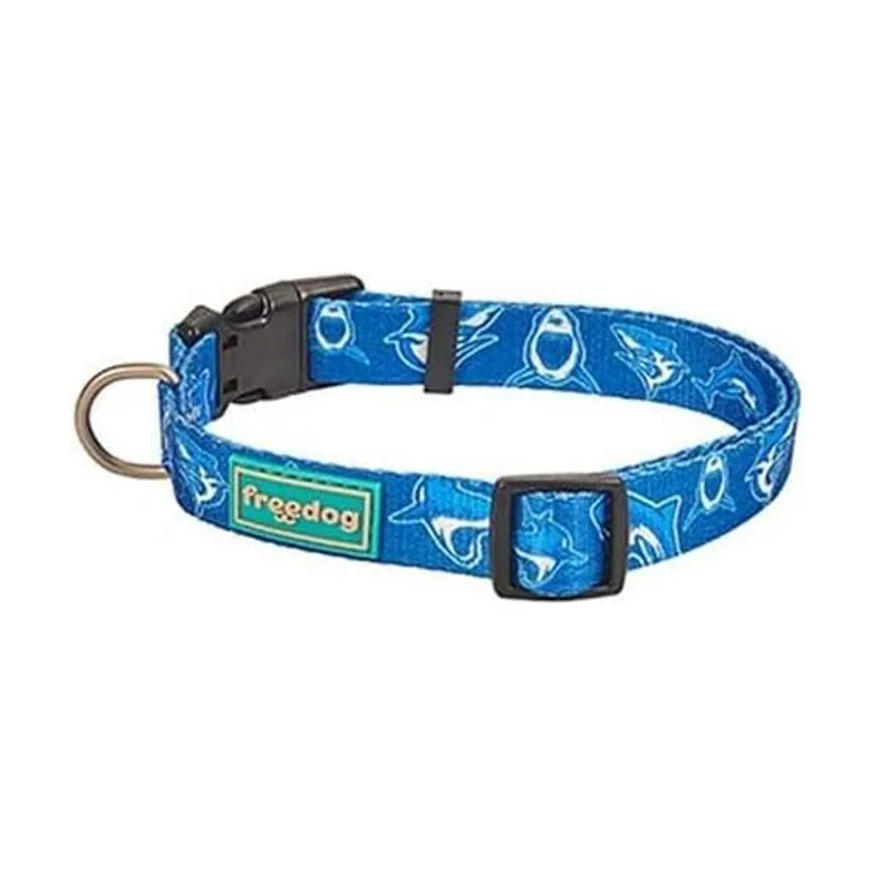 Freedog Blue Shark Collar Ajustable para Mascotas 111g