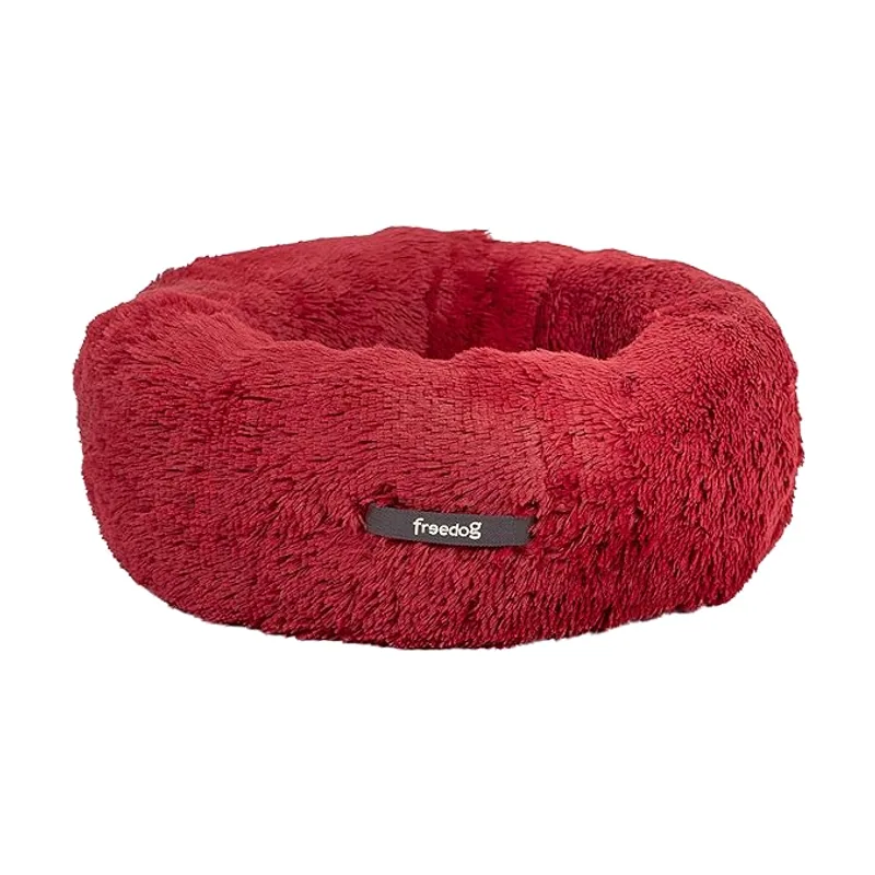 Freedog Donut Antiestrés Roja Cama para Mascotas 2000g