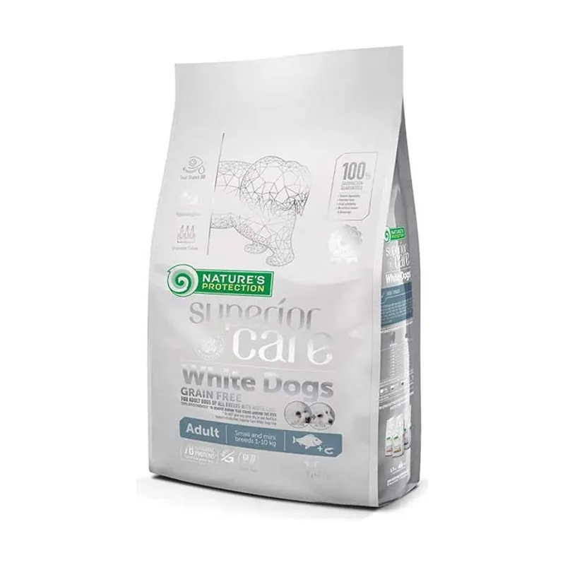 Natures Protection Sc White Dog Adult Pequeño Sin Granos Pescado 1,5Kg