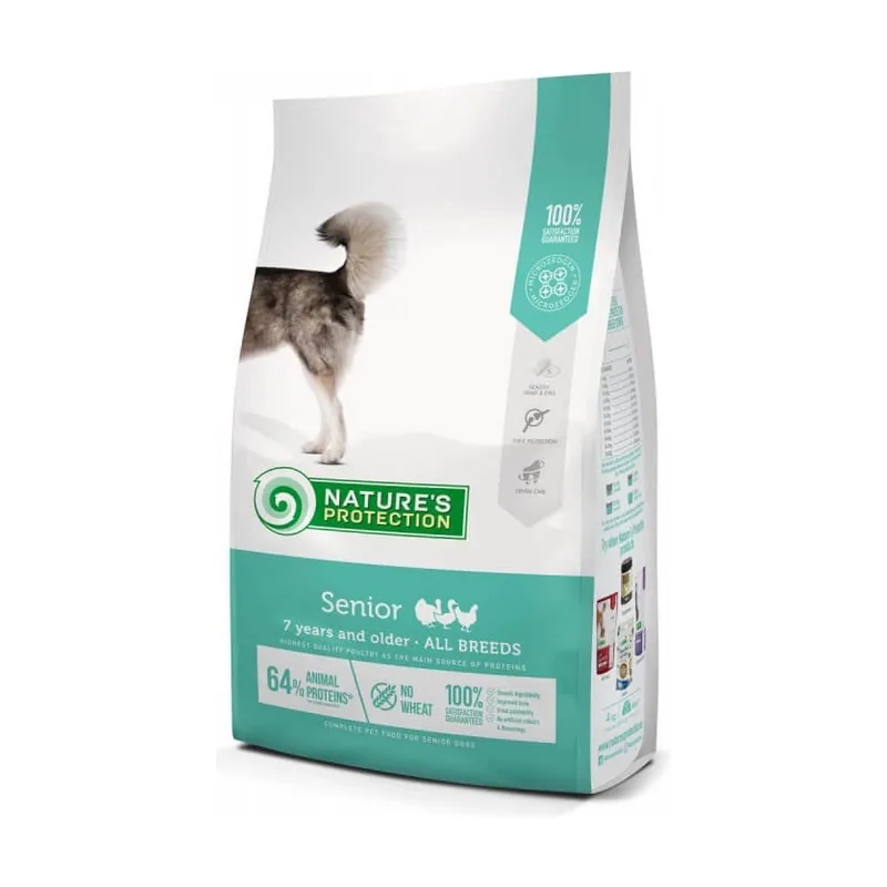 Natures Protection Dog Senior Aves De Corral 4kg