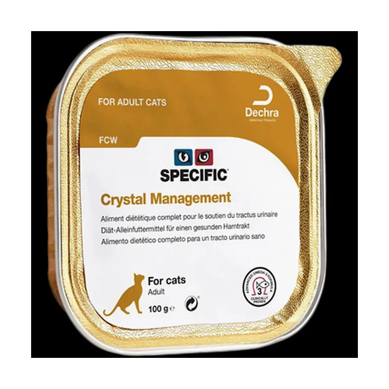 Specific FCW Crystal Management Alimento Húmedo para Gatos Adultos 7 latas