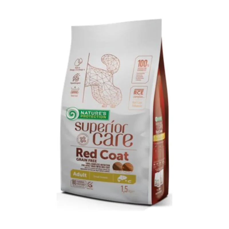 Natures Protection Sc Red Dog Adult Pequeña Sin Granos Salmón 1,5Kg