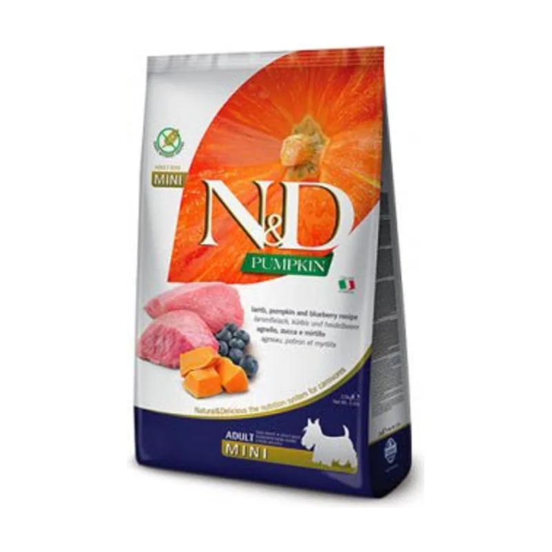 Farmina N&D Grain-Free Pumpkin Mini Cordero Pienso Seco 7Kg