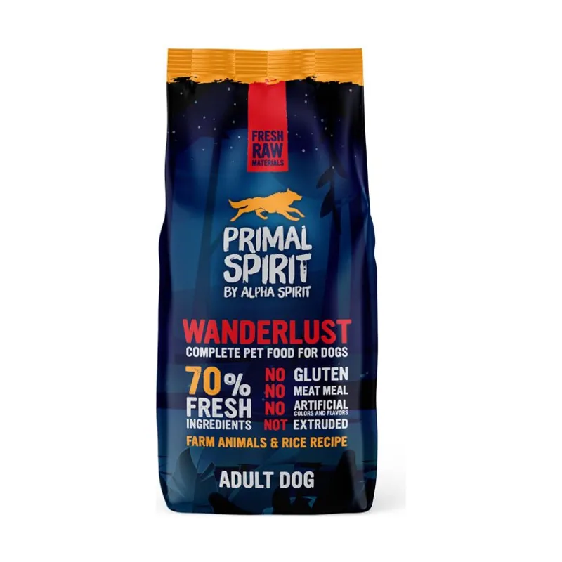 Alpha Spirit Canine Primal 70% Wanderlust Pienso Seco para Perros 12kg