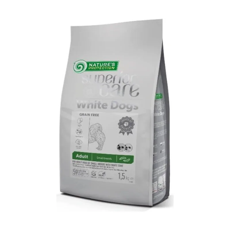 Natures Protection Sc White Dog Adult Small Alimento Seco 1,5Kg