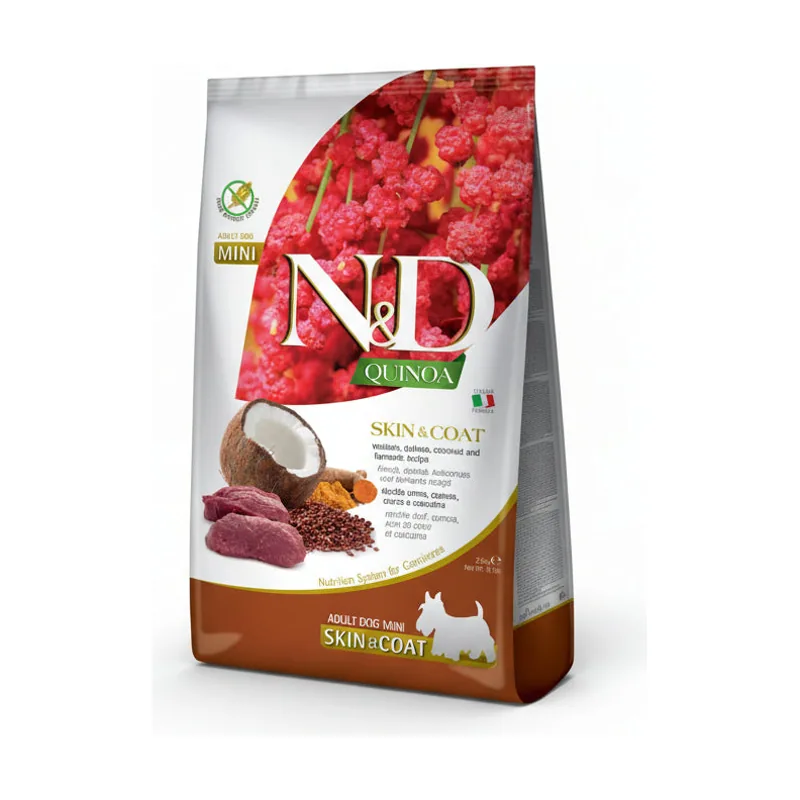 Farmina N&D Quinoa Skin & Coat Pienso Seco para Perros Adultos Mini 2.5kg