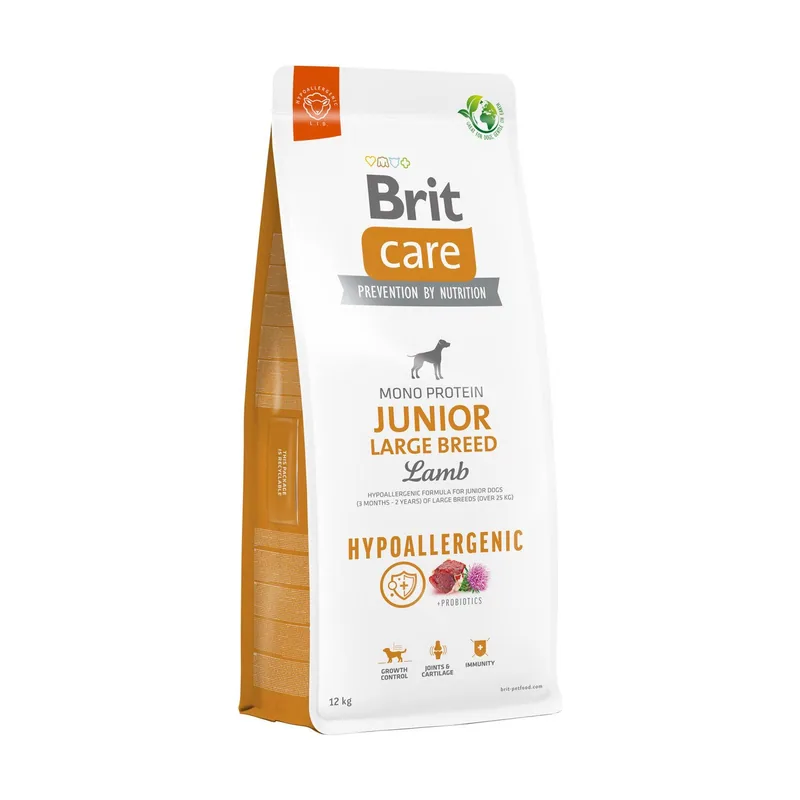 Brit Care Hypoallergenic Junior Large Alimento Seco Cordero Arroz 12Kg