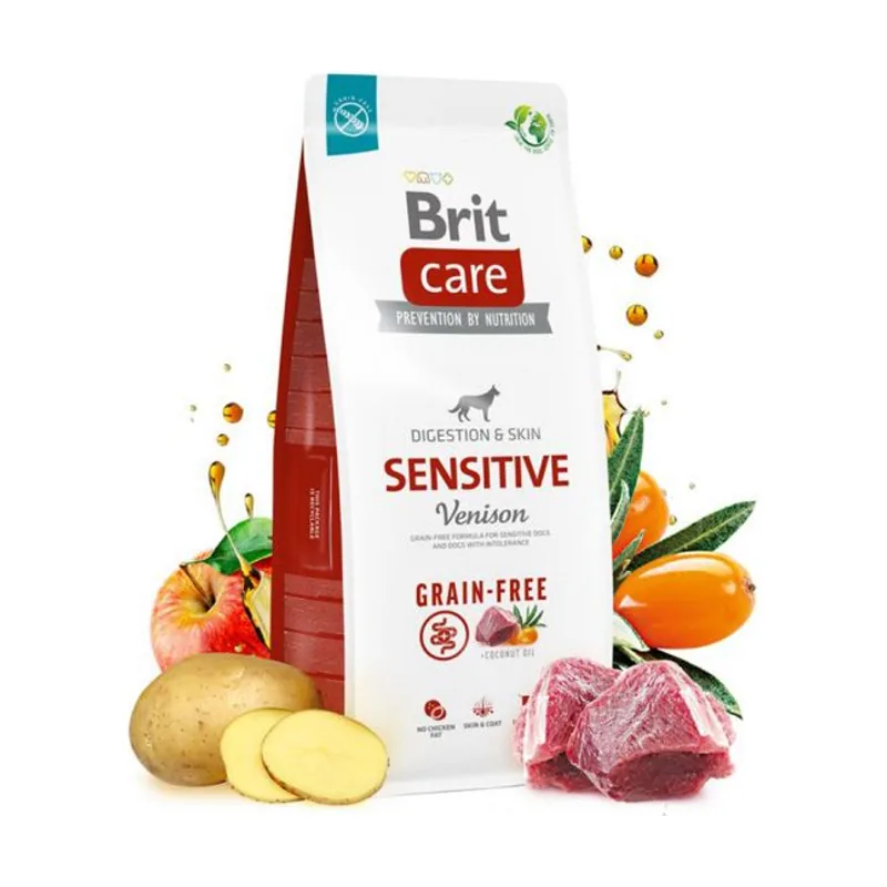 Brit Care Dog Sensitive Ciervo Alimento seco 12Kg