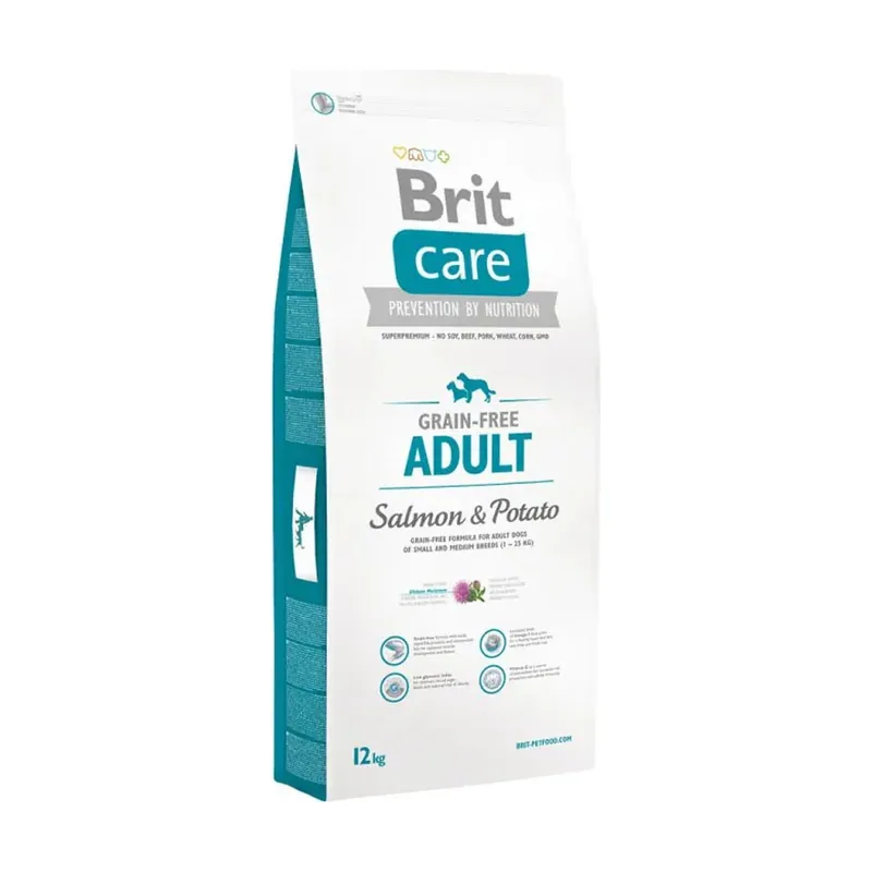 Brit Care Dog Grain-Free Adult Salmón Saco 12kg