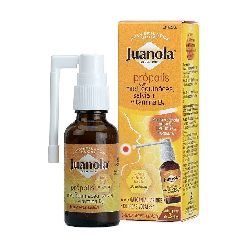 Juanola Própolis Pulverizador Bucal con Miel