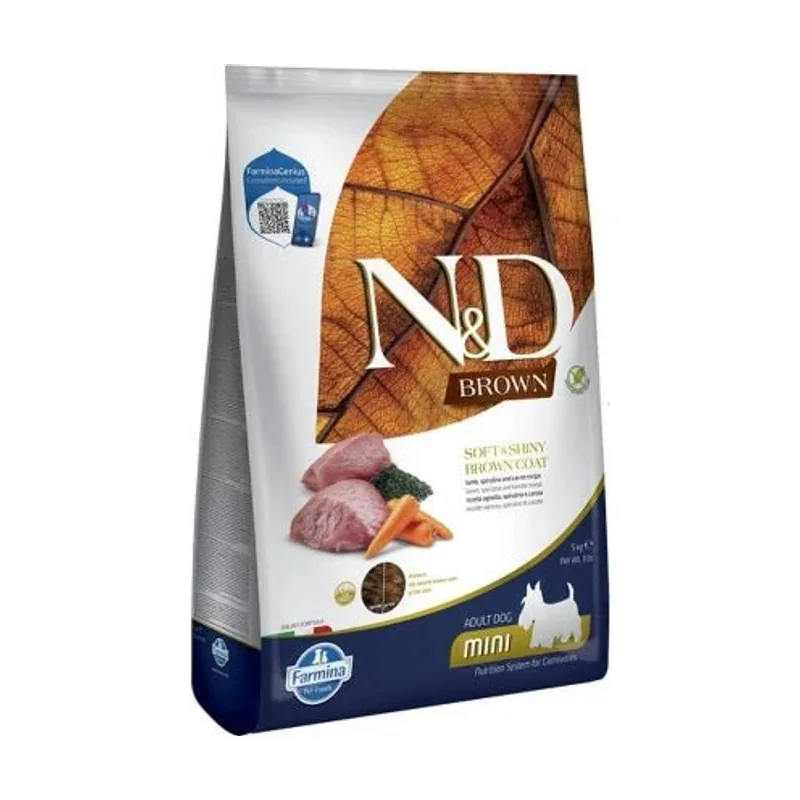 Farmina Nd Brown Dog Cordero Spirulina Mini Saco 5Kg