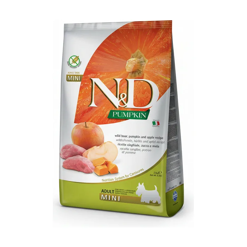 Farmina N&D Dog Pumpkin Mini Jabalí Alimento Seco 2,5Kg