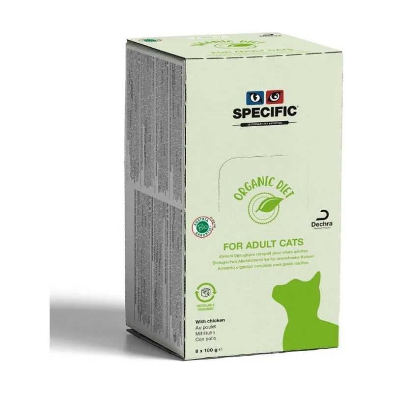 Specific F-BIO-W Alimento Húmedo Pollo Adulto 800g 8x100g
