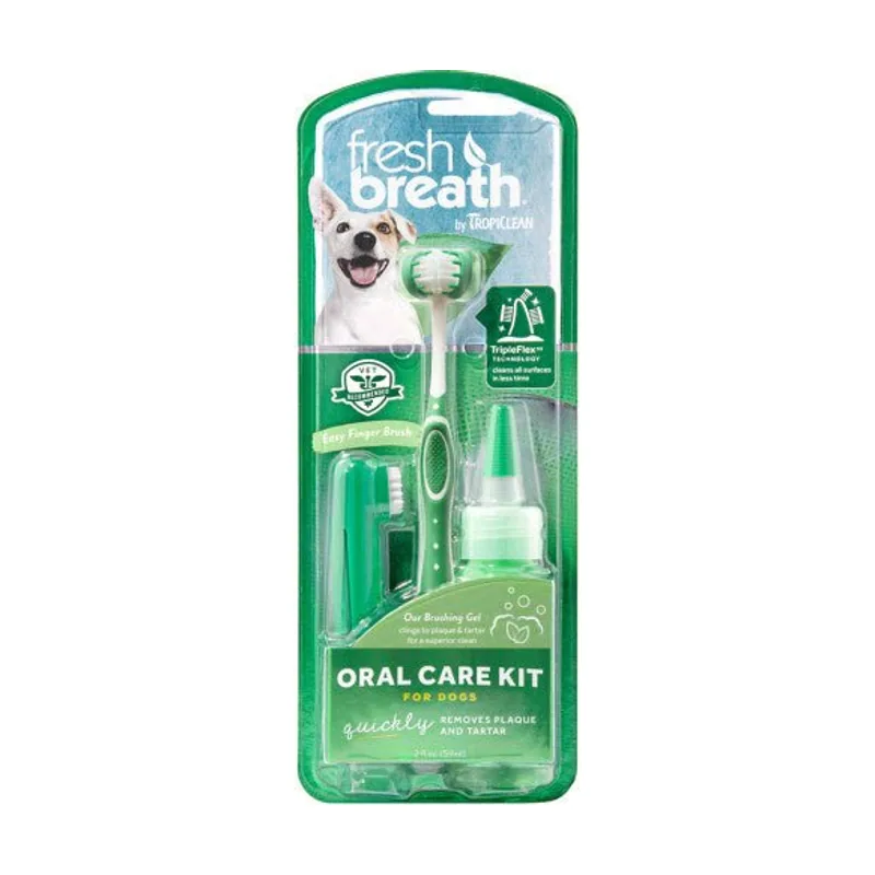 Tropiclean Kit de Cuidado Dental Grande 2oz