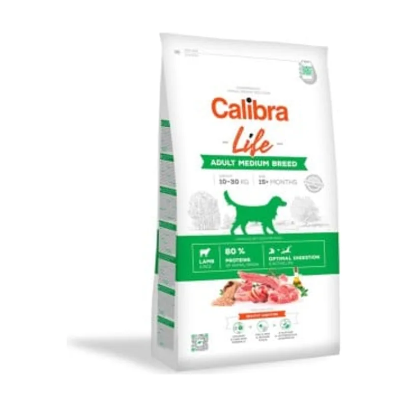 Calibra Dog Life Adulto Mediana Cordero Alimento Seco 2,5Kg