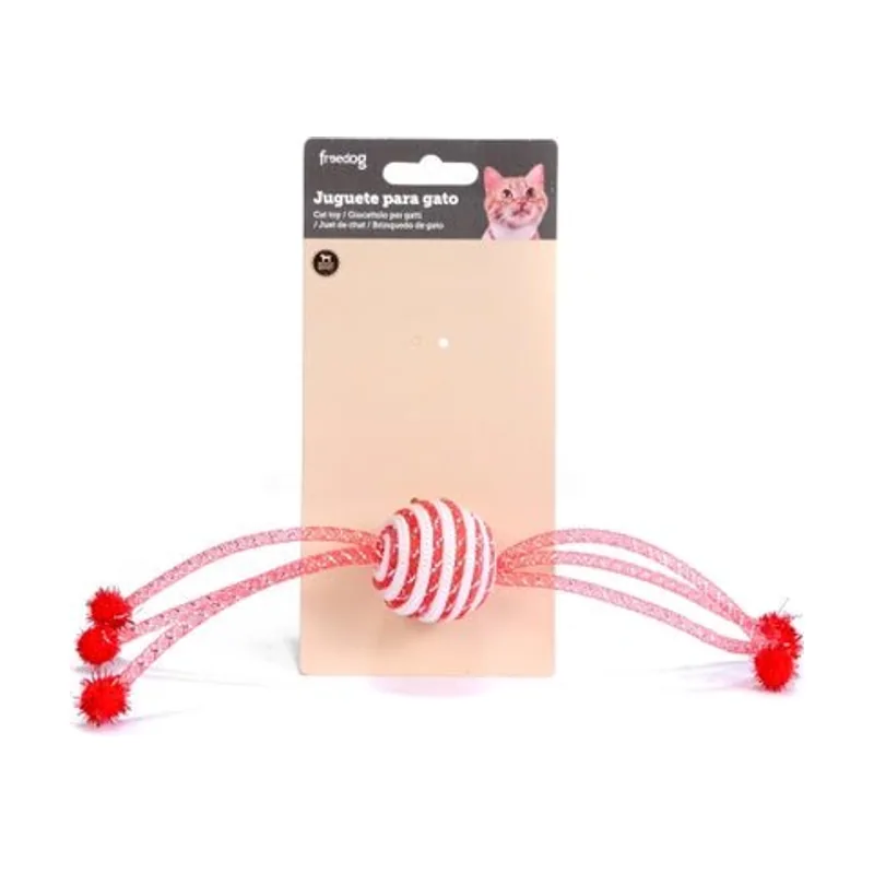 Freedog Pelopatas Juguete Interactivo para Gatos Rojo 20x4cm