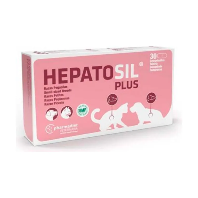 Pharmadiet Hepatosil Plus Suplemento para Perros y Gatos 30