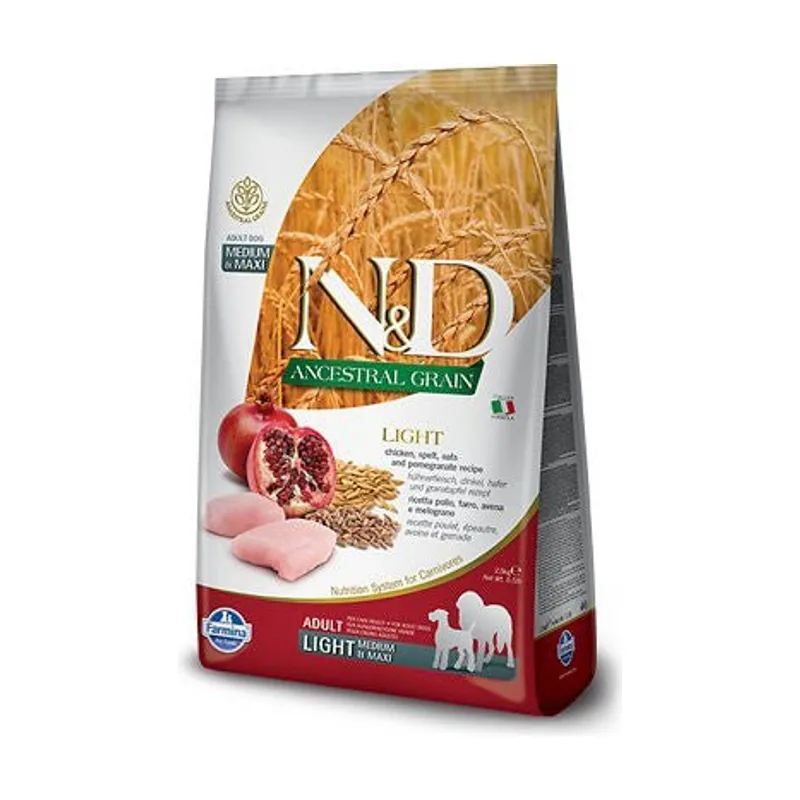 Farmina N&D Ancestral Grain Pollo & Granada Alimento Seco Perros 2,5kg