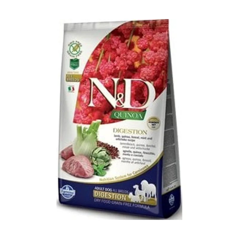 Farmina N&D Quinoa Digestion Cordero Pienso Seco 2kg
