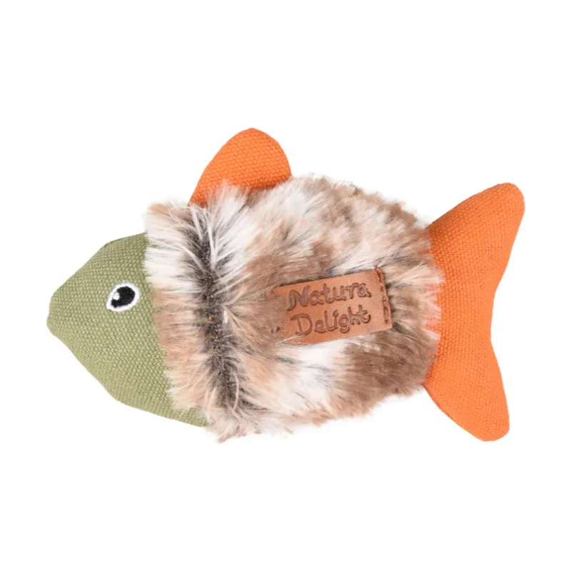 Flamingo Natura Delight Pez de peluche para gatos