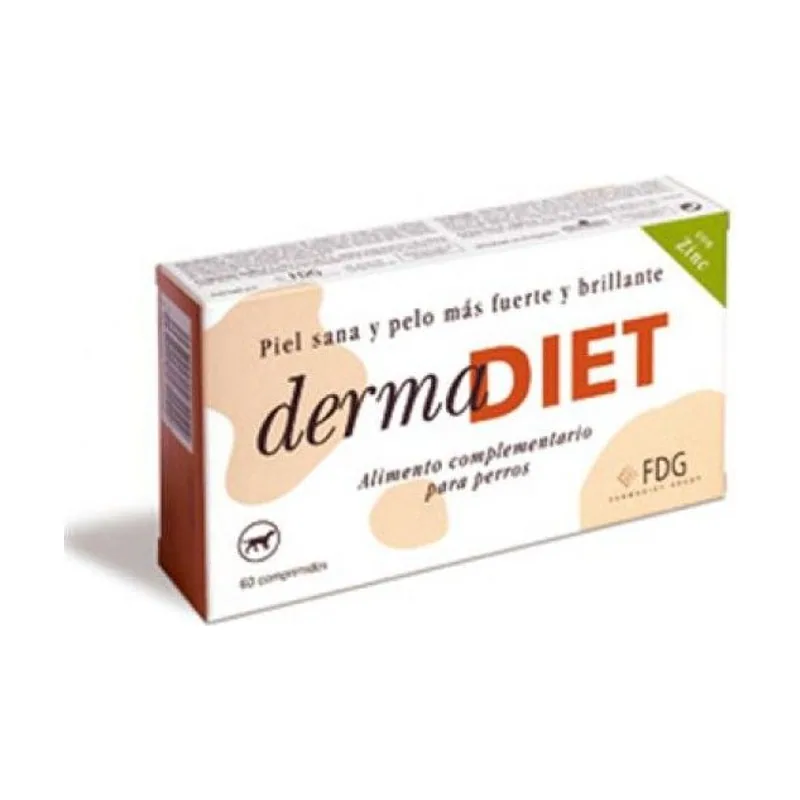 Pharmadiet Dermadiet Zinc Complemento Alimenticio para Perros 60 tabletas