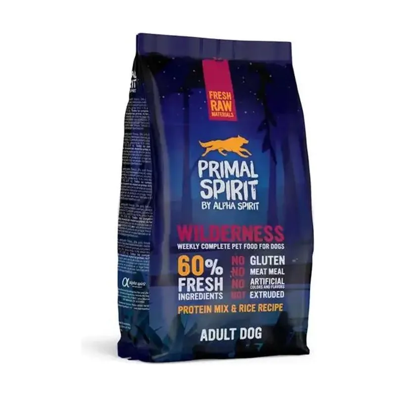 Alpha Spirit Canine Primal Alimento Seco para Perros 1Kg