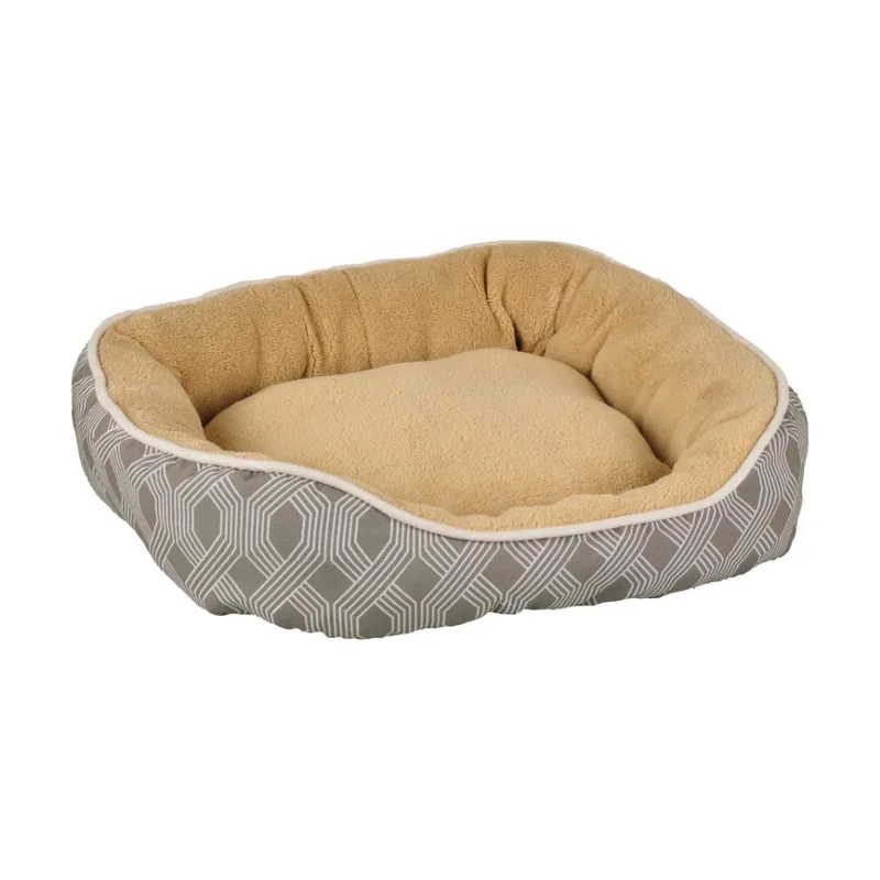 Flamingo Corvara Rectángulo Marrón cama cuna para perros