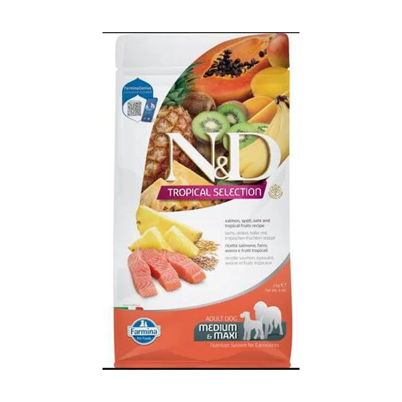 Farmina N&D Tropical Selection Med Maxi Salmón Pienso Seco 2Kg