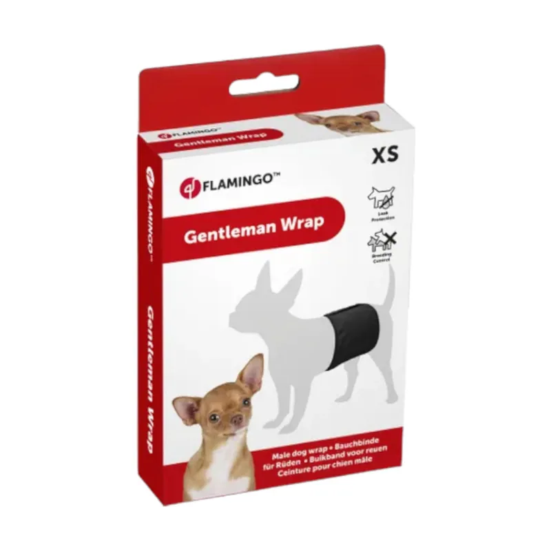 Flamingo Pañal Lavable para perros machos