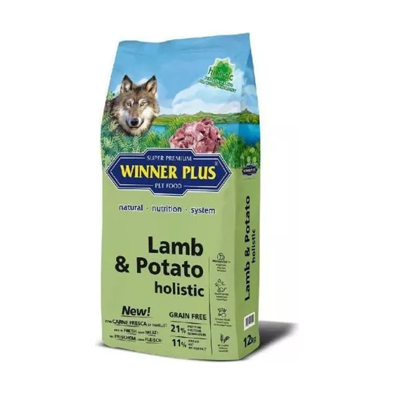 Winner Plus Canine Adult Holistico Cordero y Patata Pienso Seco 12kg