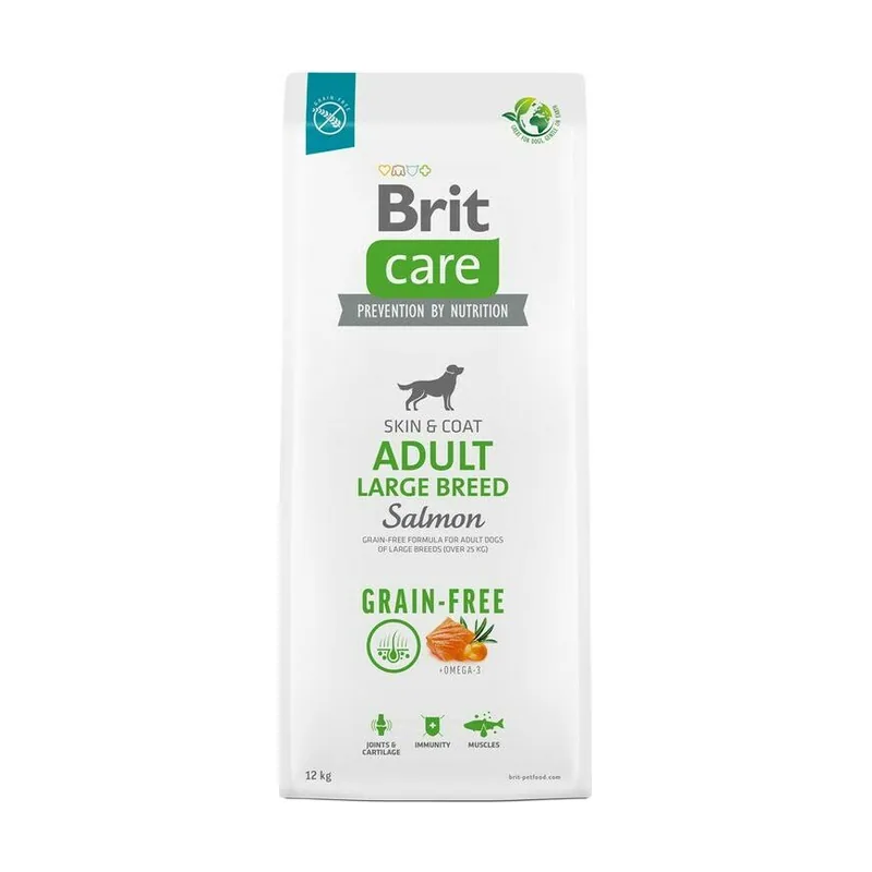Brit Care Dog Grain Free Adult Large Salmon Alimento Seco 12Kg