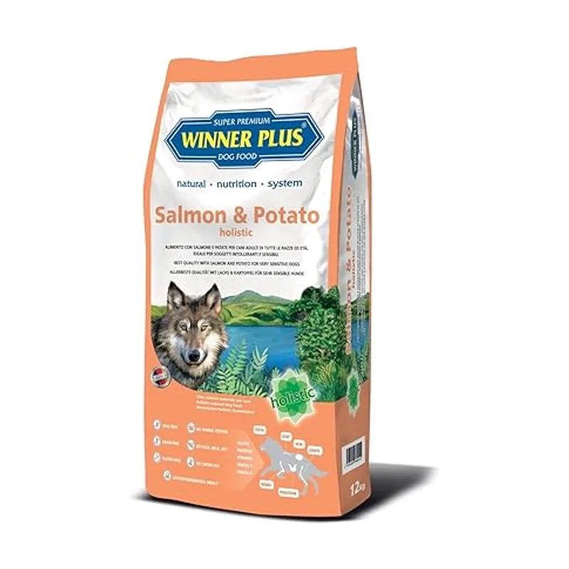 Winner Plus Salmon & Potato Alimento Seco Completo 12Kg