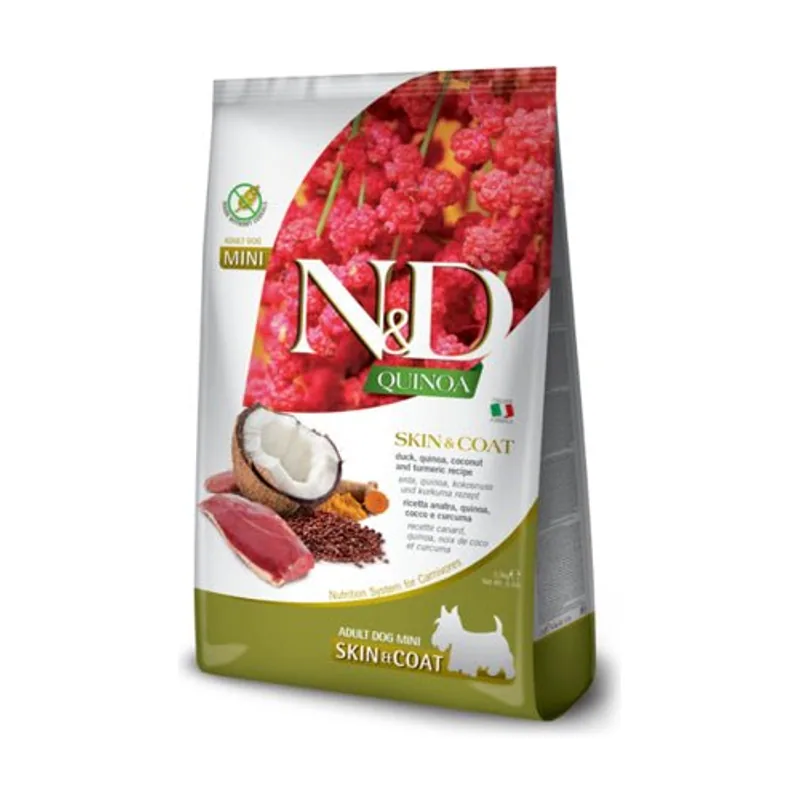 Farmina N&D Quinoa Skin & Coat Pato Alimento Seco 2,5Kg